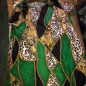 Beautiful plus size Multi print Dress